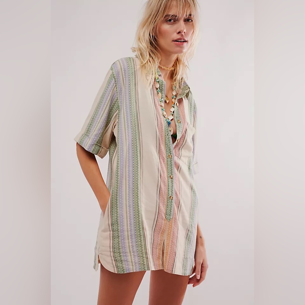 Free People summer heat romper